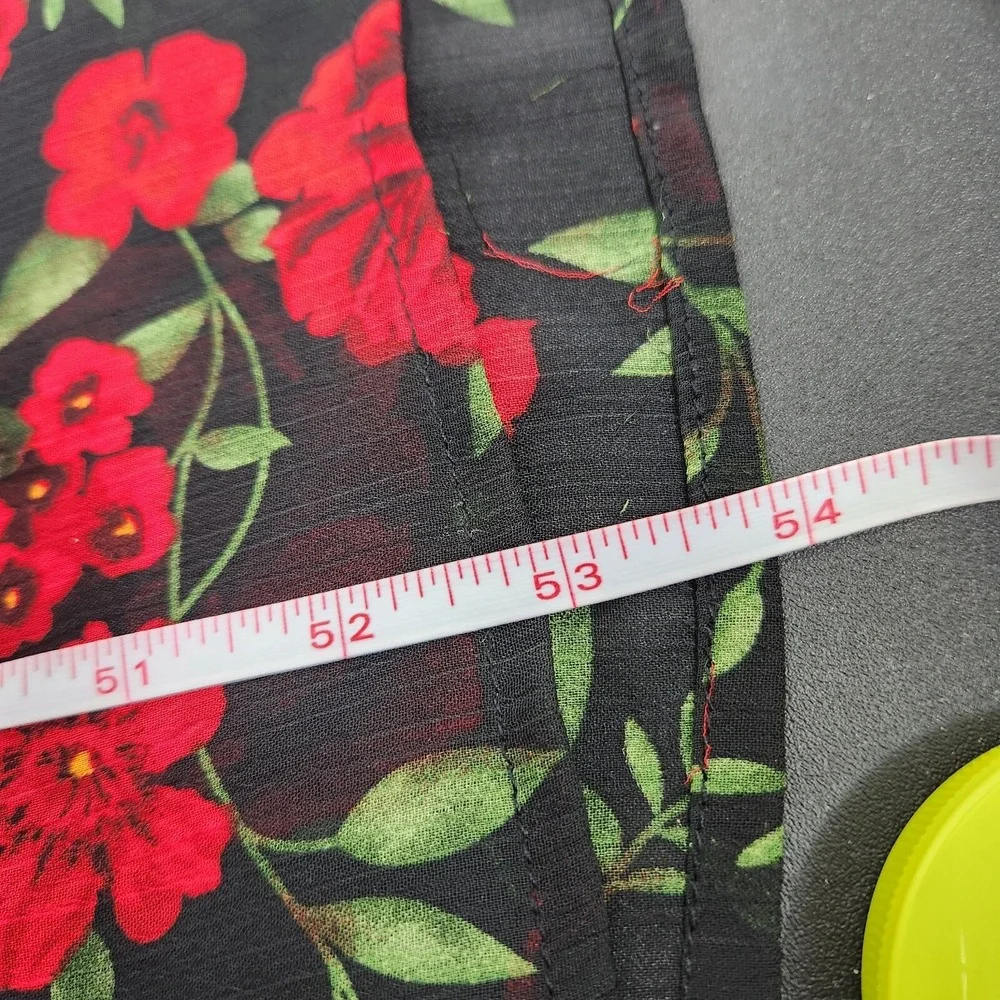 Disney Coco Dress Floral Small Character Unique Womens Black Red Floral Maxi - Picture 9 of 10